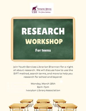 Research Workshop fo Research Workshop fo